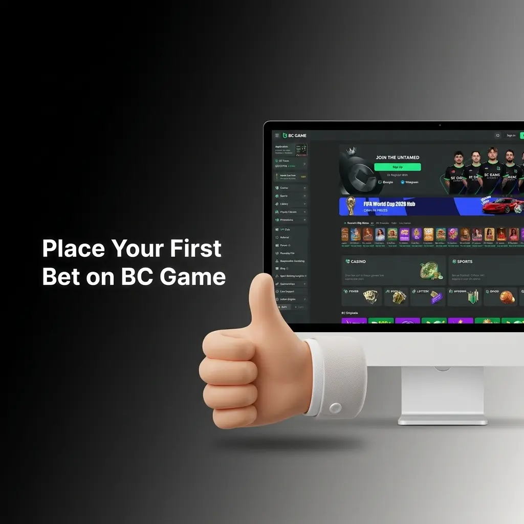 Step-by-step guide to placing your first bet on BC Game sportsbook with UPI deposit and bet slip confirmation